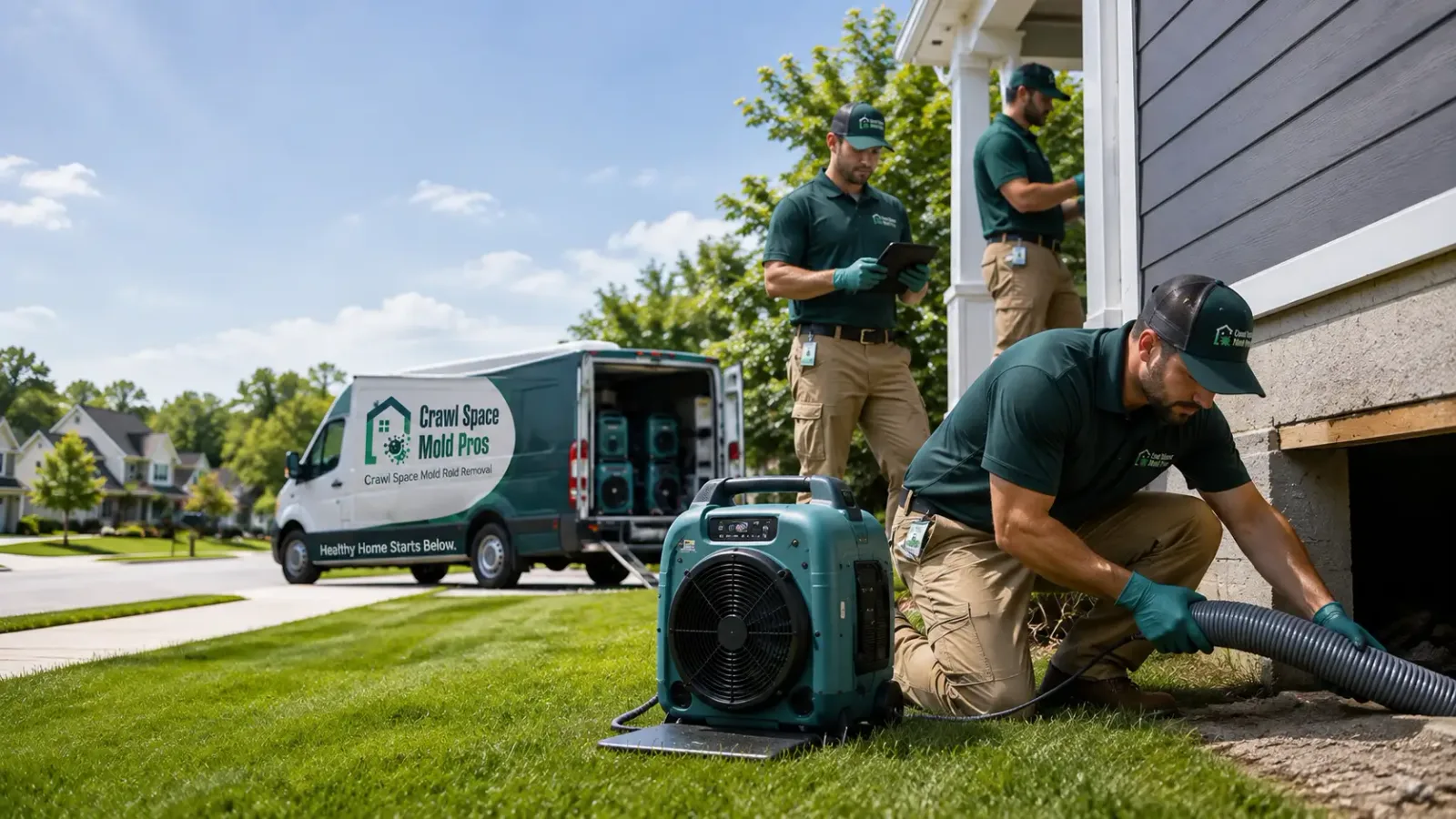 Crawl Space Mold Removal in Portage, UT